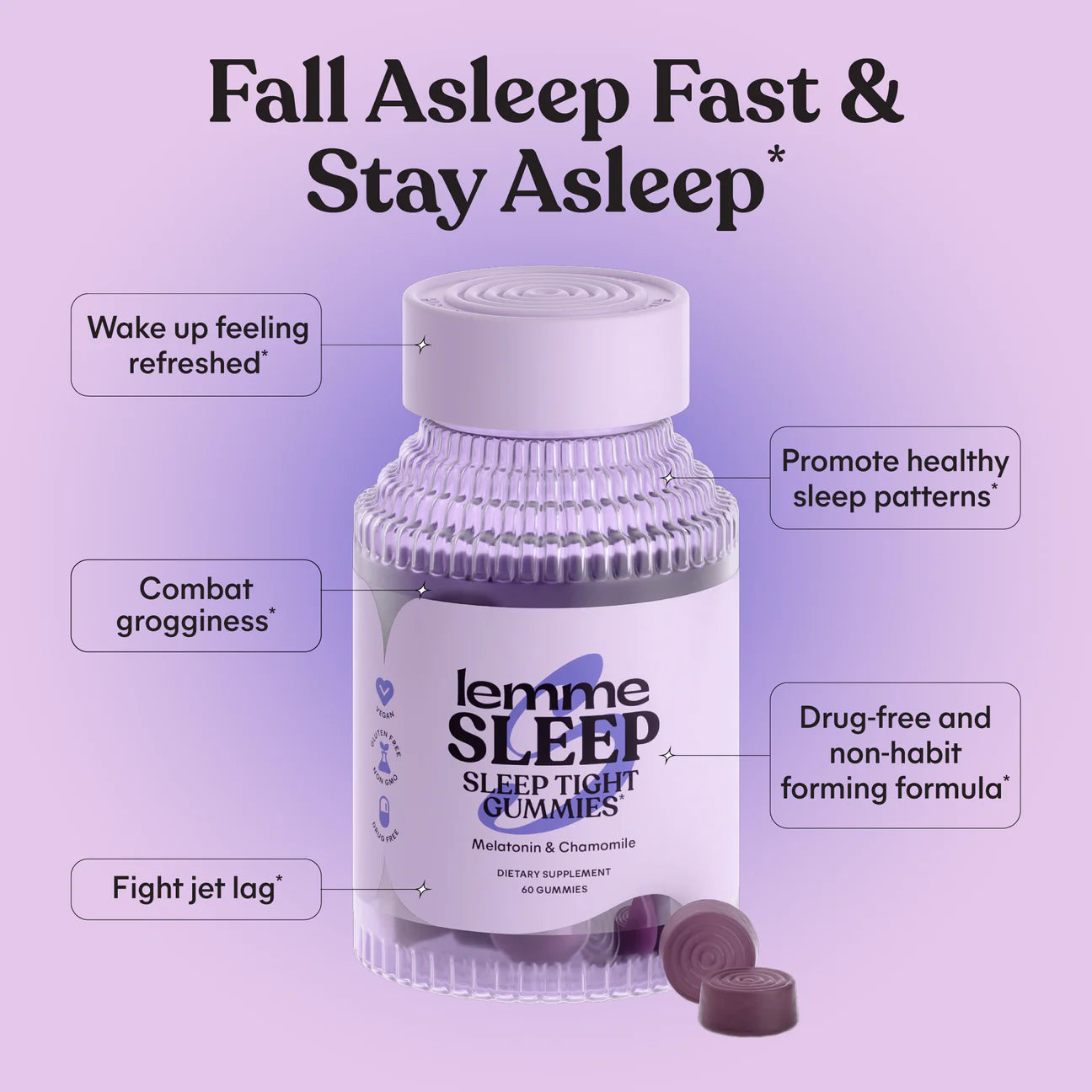 Lemme Sleep Gummies (Sleep Tight Gummies*)