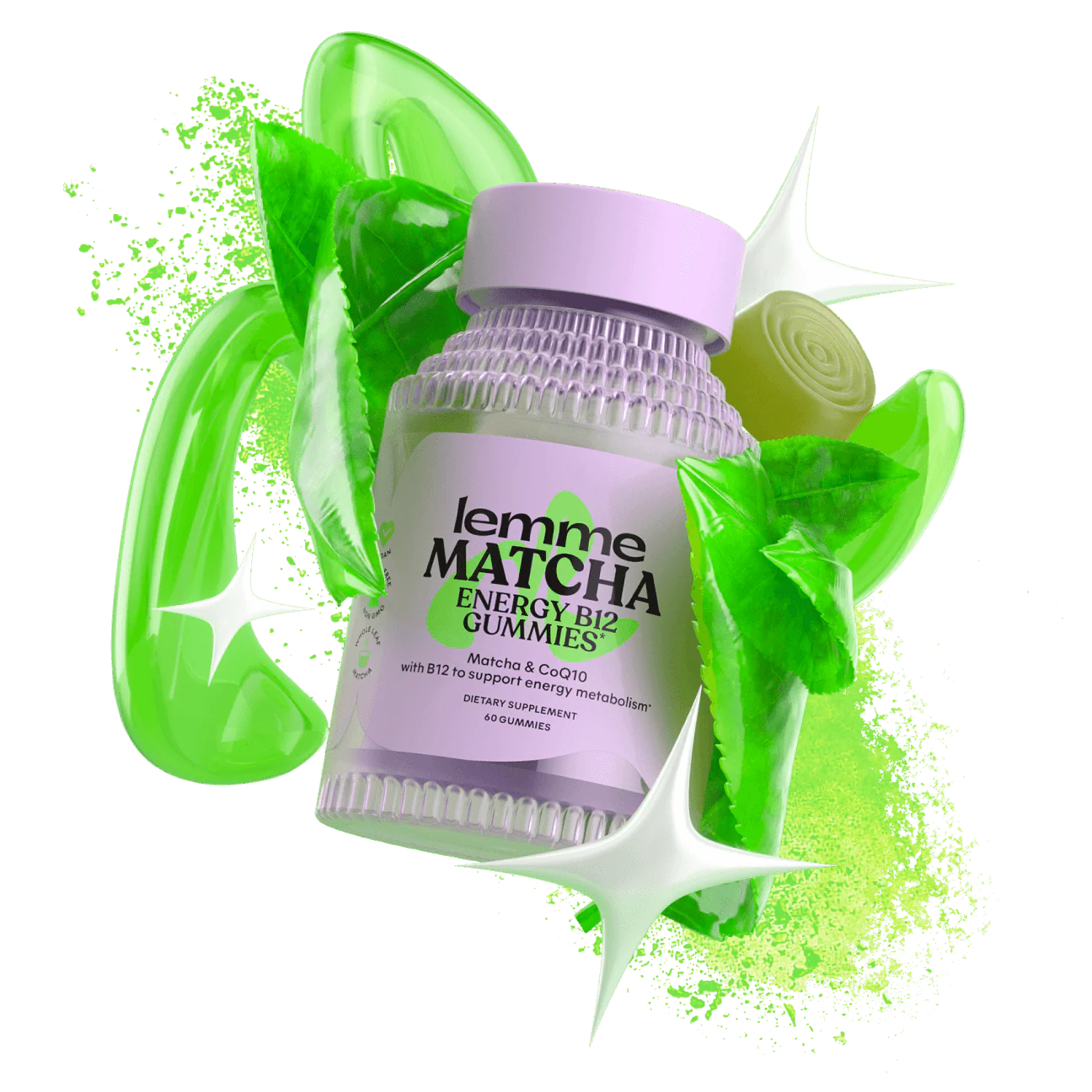 Lemme Matcha Gummies (B12 Energy Metabolism Gummies*)